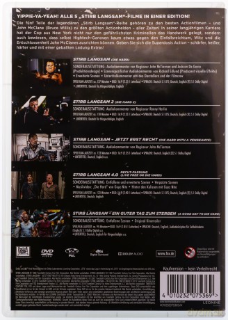 Die Hard 1-5 (Szklana pułapka 1-5) [5DVD]