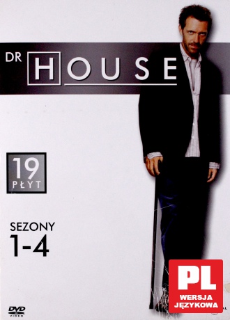 Dr House sezony 1+2+3+4 [BOX] [19DVD]