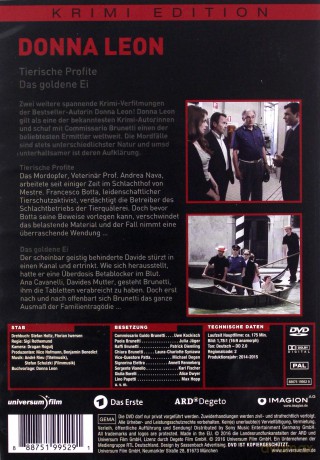 Donna Leon: Tierische Profite / Das goldene Ei [DVD]