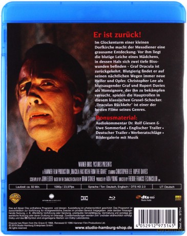 Dracula Has Risen from the Grave (Powrót Draculi) [Blu-Ray]