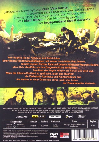 Drugstore Cowboy (Narkotykowy kowboj) [DVD]