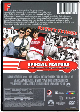 Ferris Bueller's Day Off (Wolny dzień pana Ferrisa Buellera) [DVD]