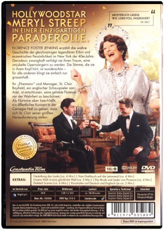 Florence Foster Jenkins (Boska Florence) [DVD]