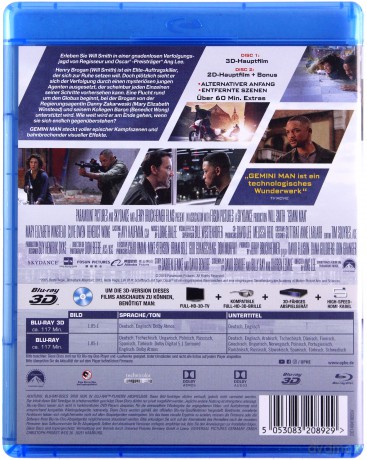 Gemini Man (Bliźniak) [Blu-Ray 3D]+[Blu-Ray]