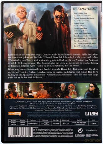 Good Omens Season 1 (Dobry omen Sezon 1) [2DVD]