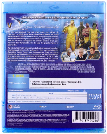 Guardians of the Galaxy (Strażnicy Galaktyki) [Blu-Ray]