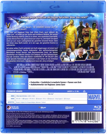 Guardians of the Galaxy (Strażnicy Galaktyki) [Blu-Ray]
