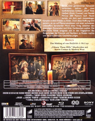 Hatfields & McCoys (Hatfields & McCoys: Wojna klanów) [Blu-Ray]