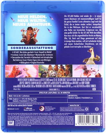 Ice Age: Collision Course (Epoka lodowcowa 5: Mocne uderzenie) [Blu-Ray]