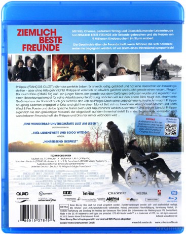 Intouchables (Nietykalni) [Blu-Ray]