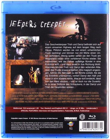 Jeepers Creepers (Smakosz) [Blu-Ray]