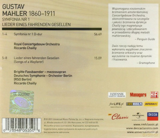 Riccardo Chailly: RMF Classic Kolekcja: Mahler [CD]