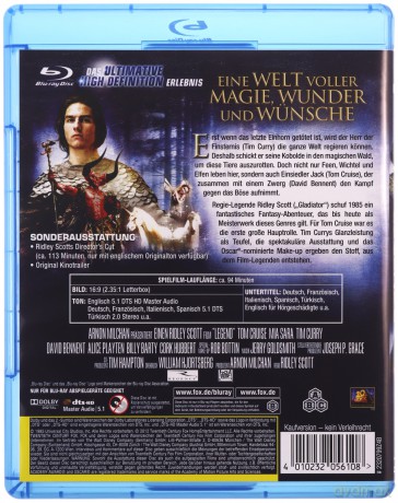 Legenda [Blu-Ray]