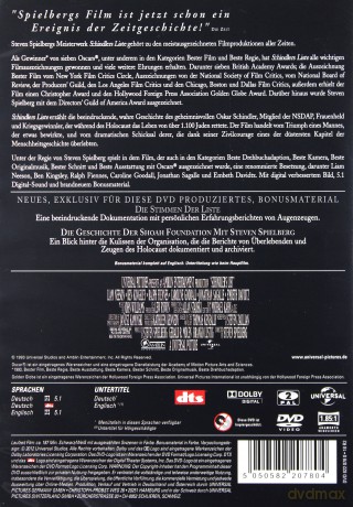 Schindler's List (Lista Schindlera) (Specjalna edycja) [2DVD]