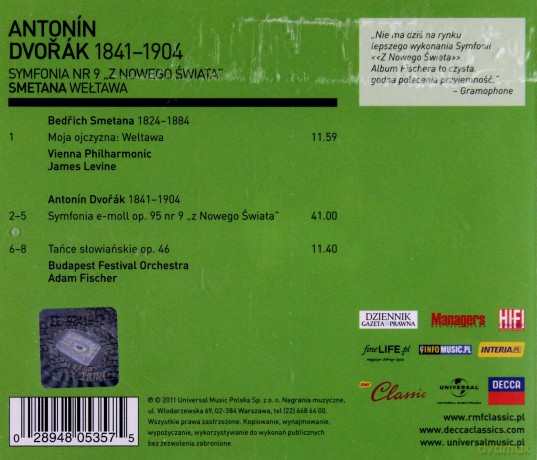 Ivan Fischer: RMF Classic Kolekcja: Dvorak [CD]