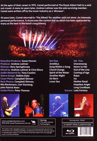 Camel: Live At The Royal Albert Hall [Blu-Ray]