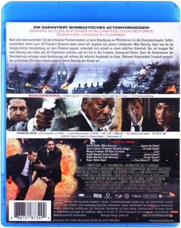 London Has Fallen (Londyn w ogniu) [Blu-Ray]