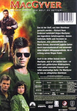 MacGyver Season 3 [5DVD]