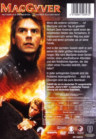 MacGyver Season 6 [6DVD]