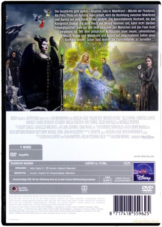 Maleficent: Mistress of Evil (Czarownica 2) [DVD]