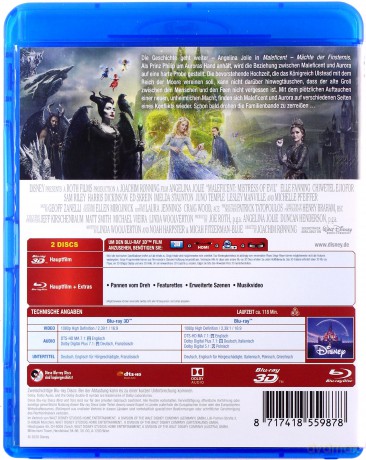 Czarownica 2 (Disney) [Blu-Ray 3D]+[Blu-Ray]