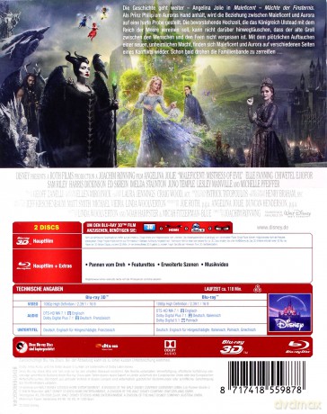 Czarownica 2 (Disney) [Blu-Ray 3D]+[Blu-Ray]