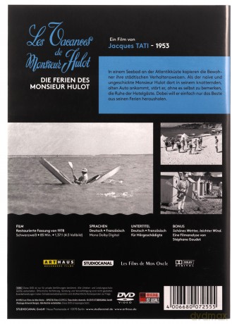 Monsieur Hulot's Holiday (Wakacje pana Hulot) [DVD]