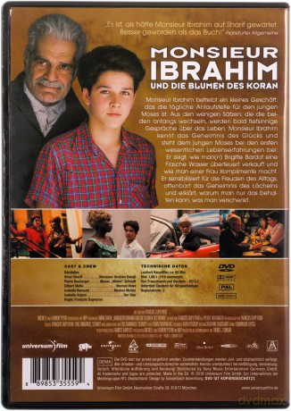 Monsieur Ibrahim (Pan Ibrahim i kwiaty Koranu) [DVD]