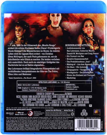 Moulin Rouge! [Blu-Ray]