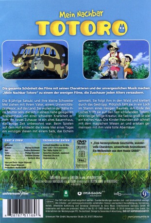 My Neighbor Totoro (Mój sąsiad Totoro) [DVD]