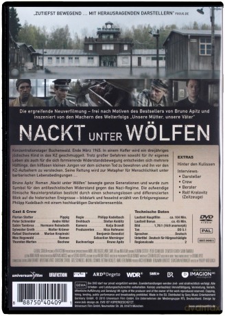 Naked Among Wolves (Nadzy wśród wilków) [DVD]