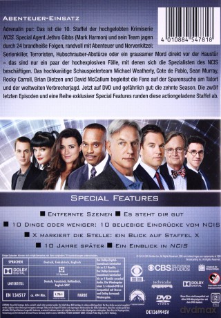 NCIS: Naval Criminal Investigative Service Season 10 Box 2 (Agenci NCIS Sezon 10 Część 2) [3DVD]