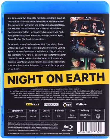 Night on Earth (Noc na Ziemi) [Blu-Ray]