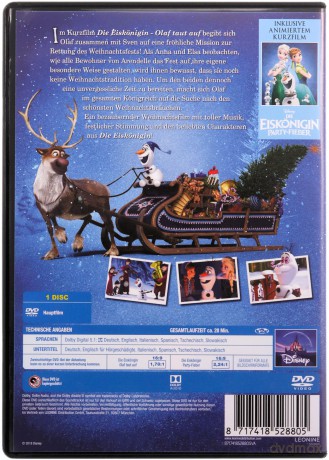 Olaf's Frozen Adventure / Frozen Fever (Kraina lodu: Przygoda Olafa / Gorączka lodu) [DVD]