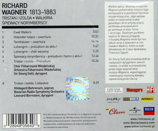 Solti Wp: RMF Classic Kolekcja: Wagner Tristan [CD]