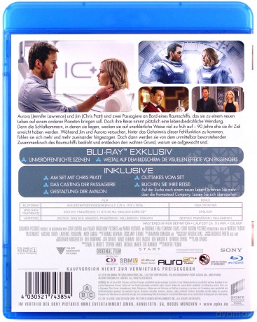 Passengers (Pasażerowie) [Blu-Ray]