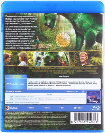 Pete's Dragon (Mój przyjaciel smok) [Blu-Ray]