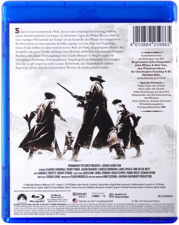 Once Upon a Time in the West (Pewnego razu na Dzikim Zachodzie) [Blu-Ray]