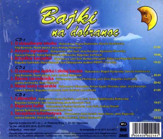 Bajki na dobranoc [BOX] [3CD]