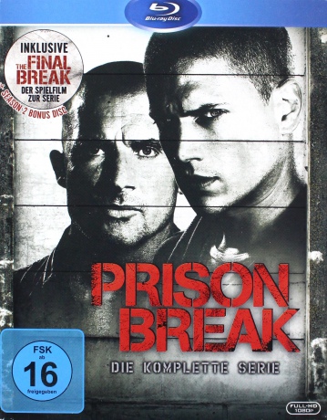 Prison Break Season 1-4 / Final Break (Skazany na śmierć Sezon 1-4 / Skazany na śmierć: Ostatnia ucieczka) [24xBlu-Ray]
