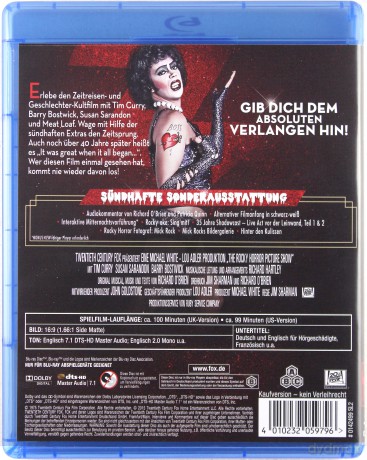 Rocky Horror Picture Show [Blu-Ray]