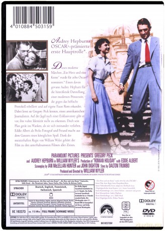 Rzymskie wakacje [DVD]