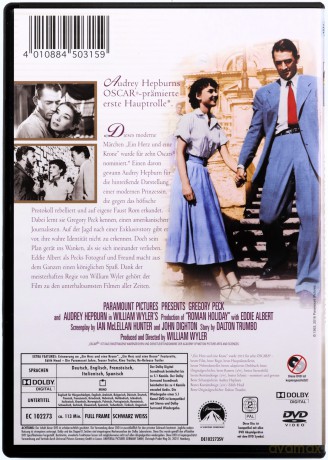 Rzymskie wakacje [DVD]