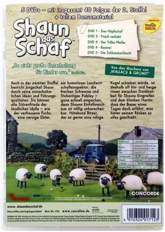 Shaun das Schaf Season 2 (Baranek Shaun Sezon 2) [5DVD]