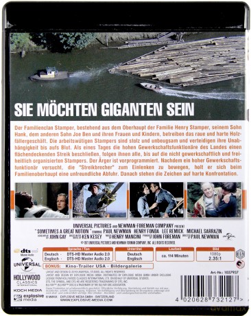Sometimes a Great Notion (Rodzina Stamperów) [Blu-Ray]