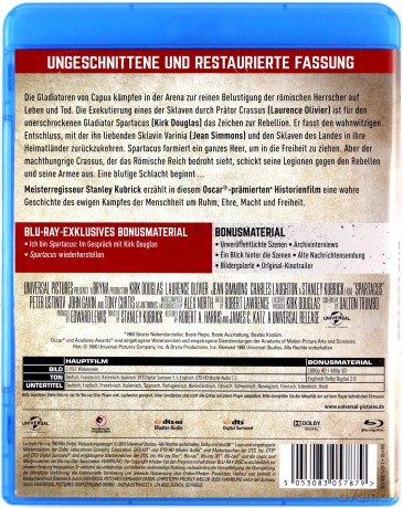 Spartacus (Spartakus) [Blu-Ray]