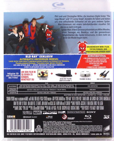 Spider-Man: A New Universe (Spider-Man Uniwersum) [Blu-Ray 3D]+[Blu-Ray]