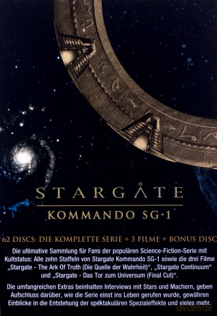 Stargate Kommando SG1 Season 1-10 (Gwiezdne wrota Sezon 1-10) [62xDVD]