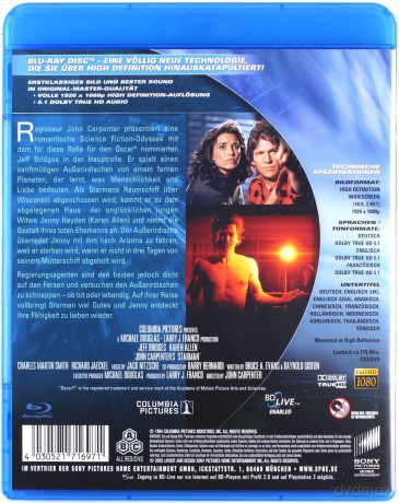 Starman (Gwiezdny przybysz) [Blu-Ray]