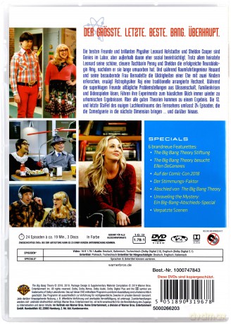 Teoria wielkiego podrywu Sezon 12 [3DVD]